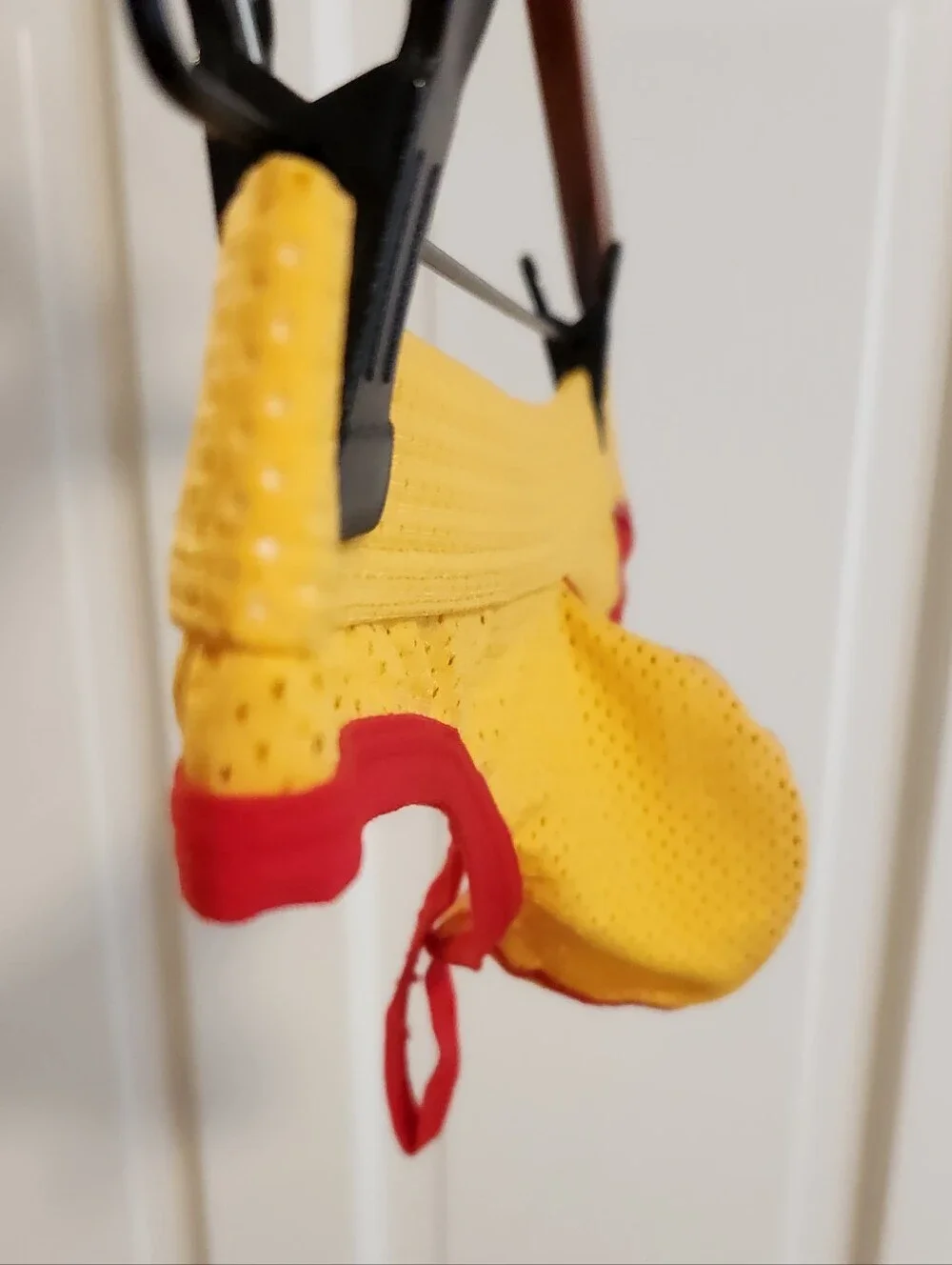 😈Wang Jiang😈 - Yellow/Red Mesh G-String